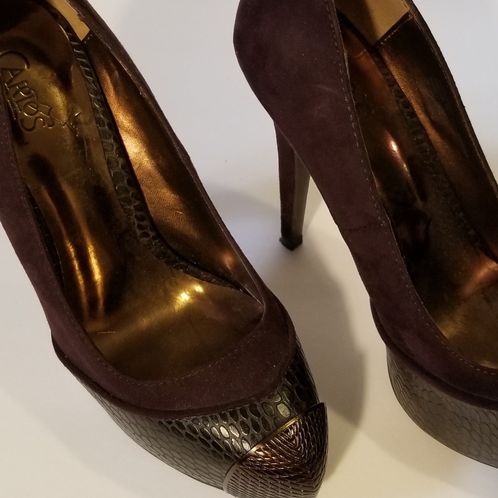 CARLOS SANTANA LuLu Heels Roasted chestn
